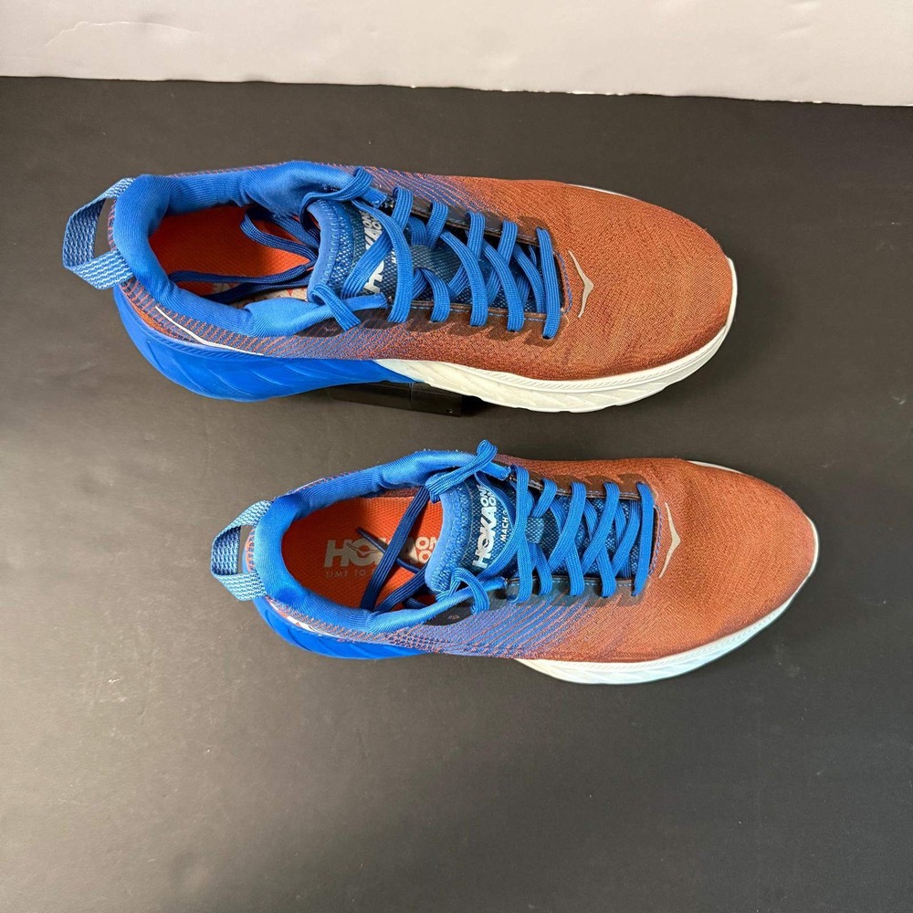 Hoka One One Mach 3 Mens 8.5 Running Shoes Orange Blue 1106479 PROFLY Sneakers - Picture 11 of 16